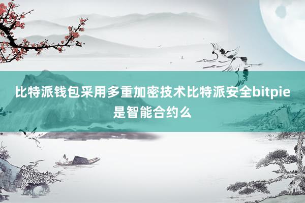 比特派钱包采用多重加密技术比特派安全bitpie是智能合约么