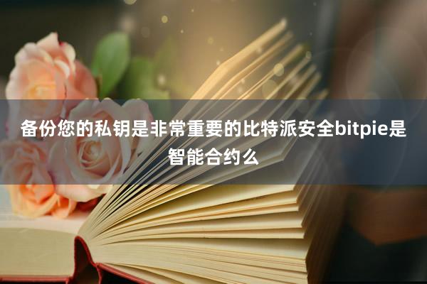 备份您的私钥是非常重要的比特派安全bitpie是智能合约么