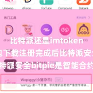 比特派还是imtoken比特派钱包下载注册完成后比特派安全bitpie是智能合约么