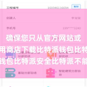 确保您只从官方网站或可信的应用商店下载比特派钱包比特派安全比特派不能发送