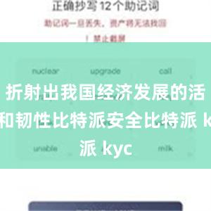 折射出我国经济发展的活力和韧性比特派安全比特派 kyc