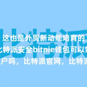 这也是外贸新动能培育的着力点比特派安全bitpie钱包可以冻结账户吗，比特派官网，比特派钱包，比特派下载